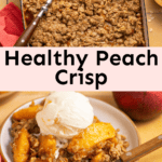 Healthy Peach Crisp
