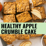 Healthy Apple Crumble Cake