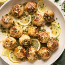 Chicken Piccata Meatballs-image