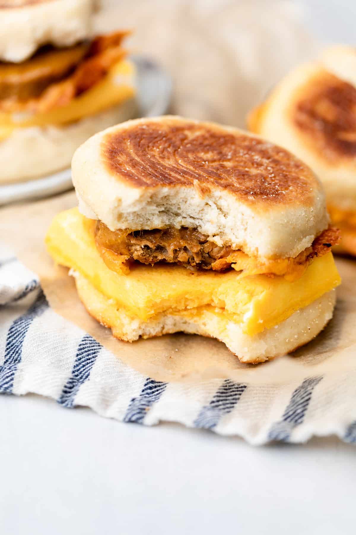 The BEST Way to Prepare (and Reheat) Breakfast Sandwiches - Home and Kind