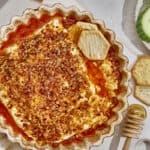hot honey chili feta dip