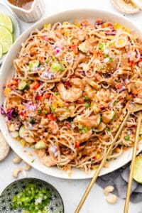 Cold Thai Noodle Salad With Shrimp