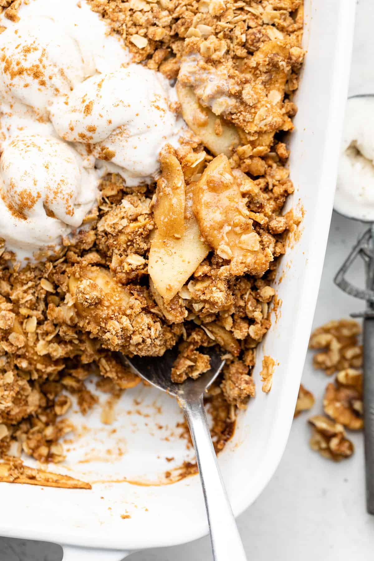 healthy apple crisp