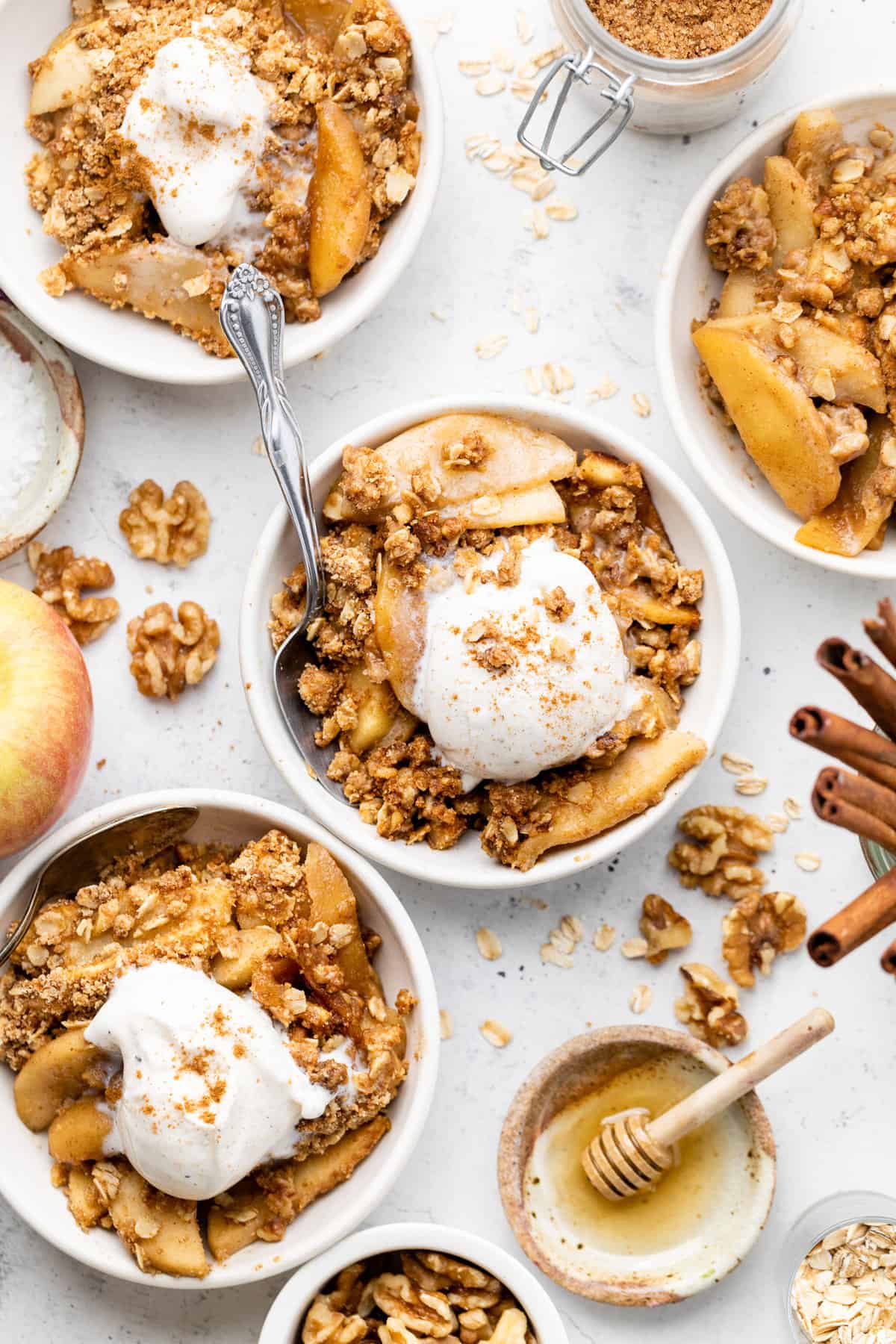 healthy apple crisp