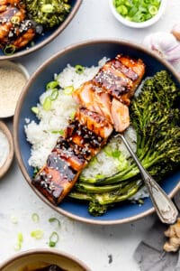 Grilled Teriyaki Salmon