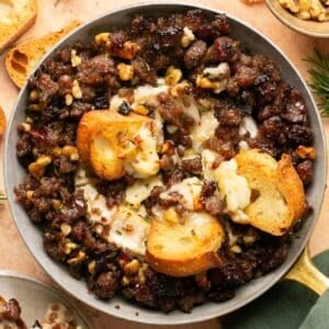 Sausage Baked Brie