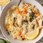 lemon orzo soup