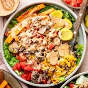 Beef Burger Bowl Recipe