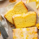 slices of lemon loaf
