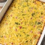 broccoli cheddar ham egg casserole