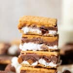 stack of frozen smores