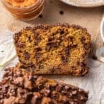pumpkin zucchini bread slice