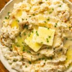 caramelized onion mashed potatoes