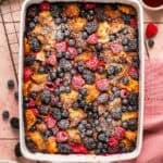 Sweet Croissant Breakfast Casserole