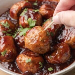 Cranberry Turkey Meatballs