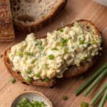 egg salad on toast