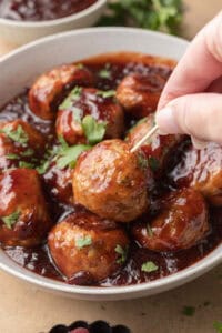 Cranberry Turkey Meatballs