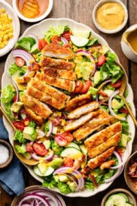Honey Mustard Crispy Chicken Salad