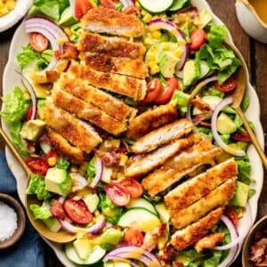 Honey Mustard Crispy Chicken Salad