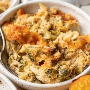 Broccoli Cheddar Spaghetti Squash Casserole