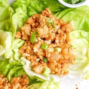 Healthy Chicken Lettuce Wraps