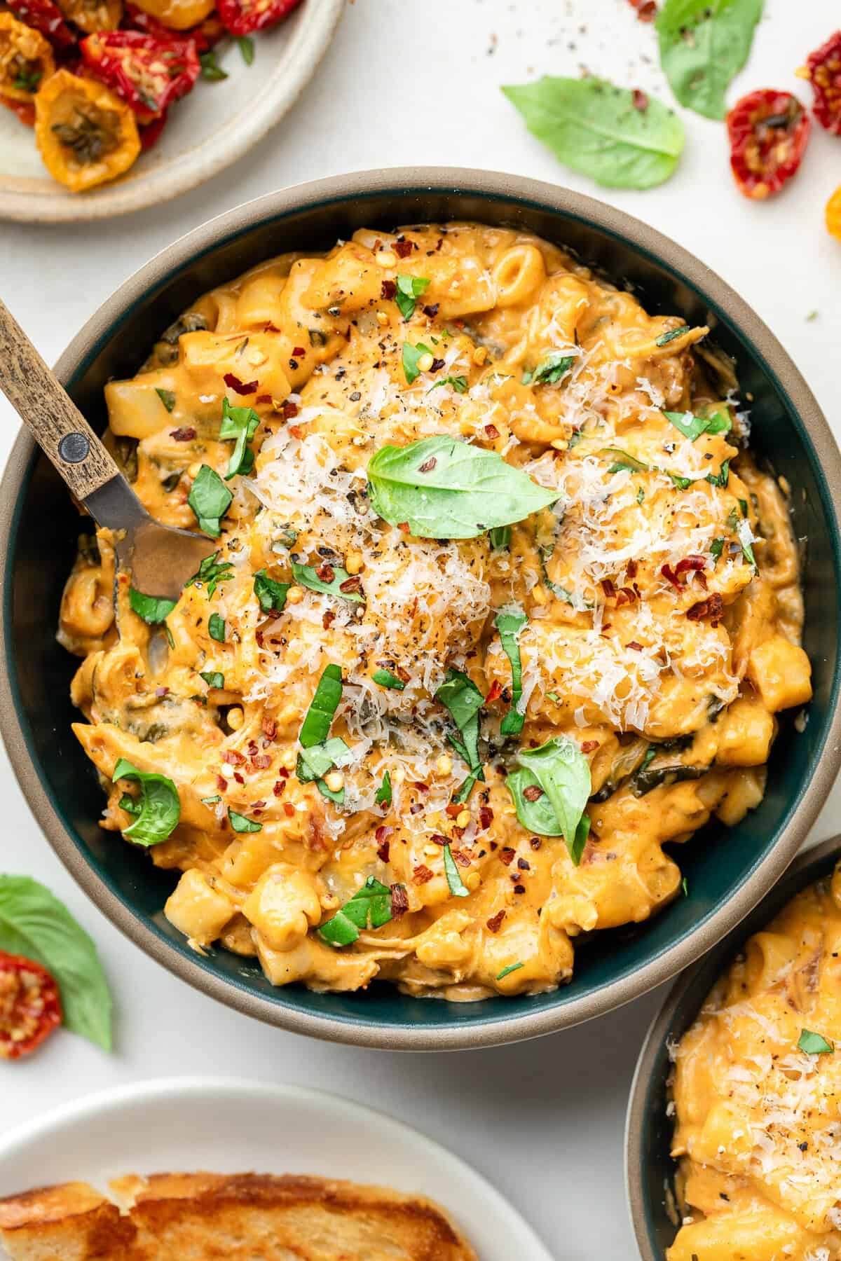 Marry Me Chicken Gnocchi Soup in bowl