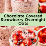 Chocolate Covered Strawberry Overnight Oats