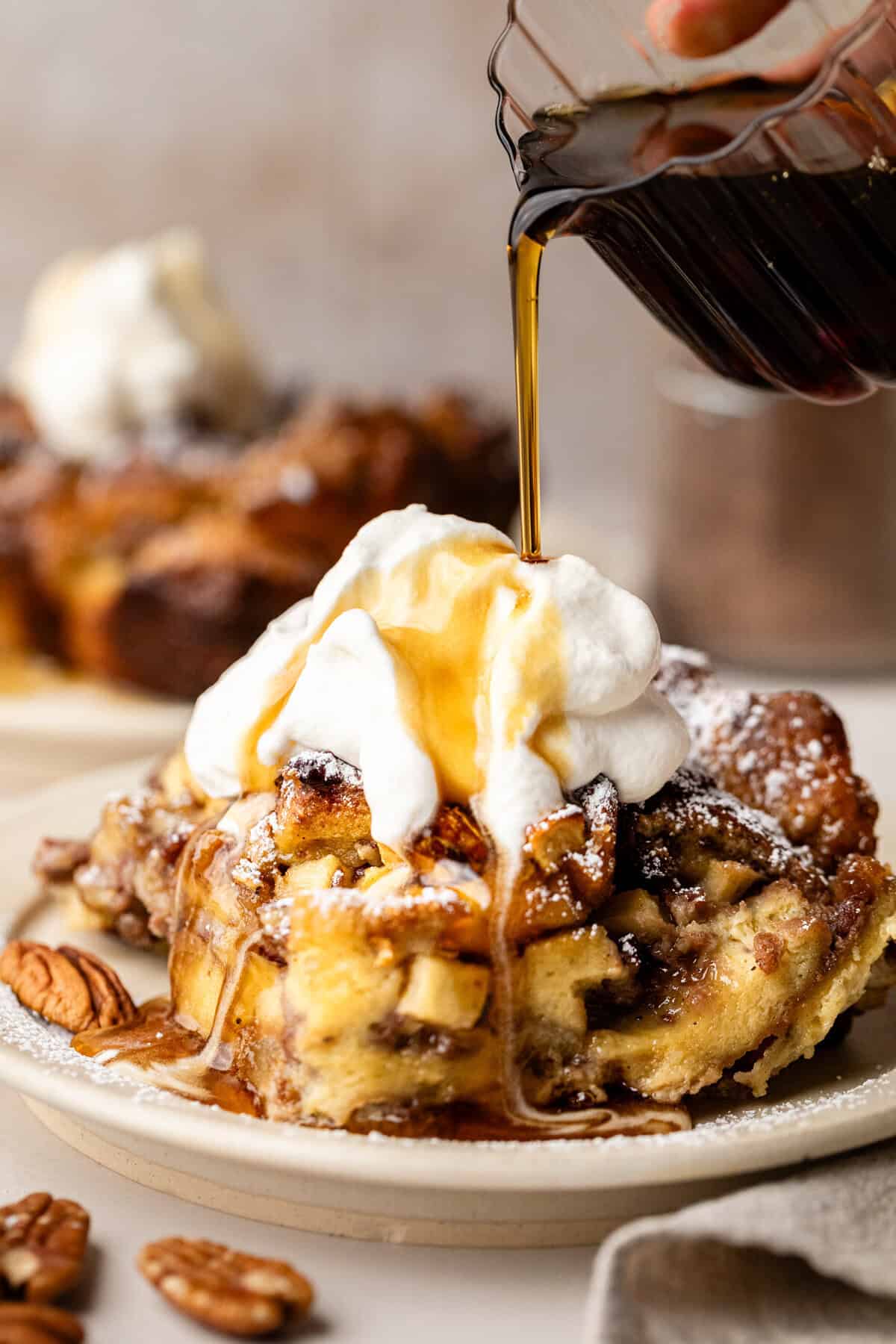 Apple Cinnamon French Toast Casserole - Erin Lives Whole