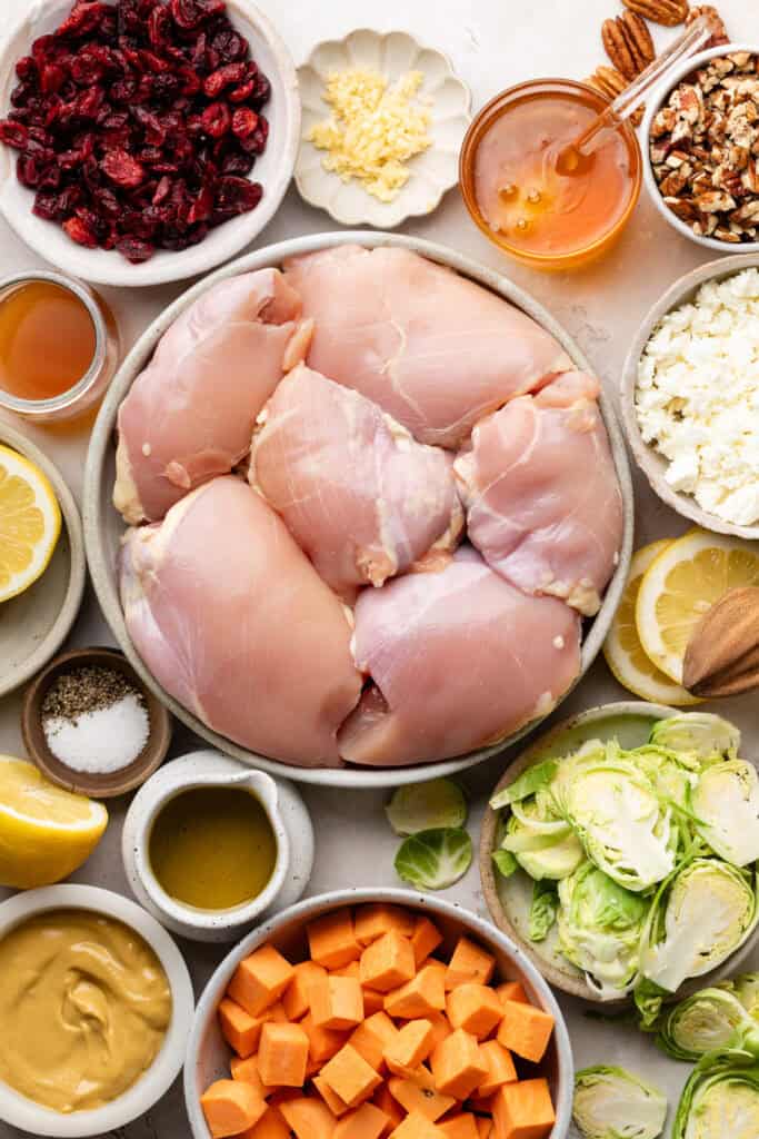 Fall Harvest Chicken Bowl ingredients