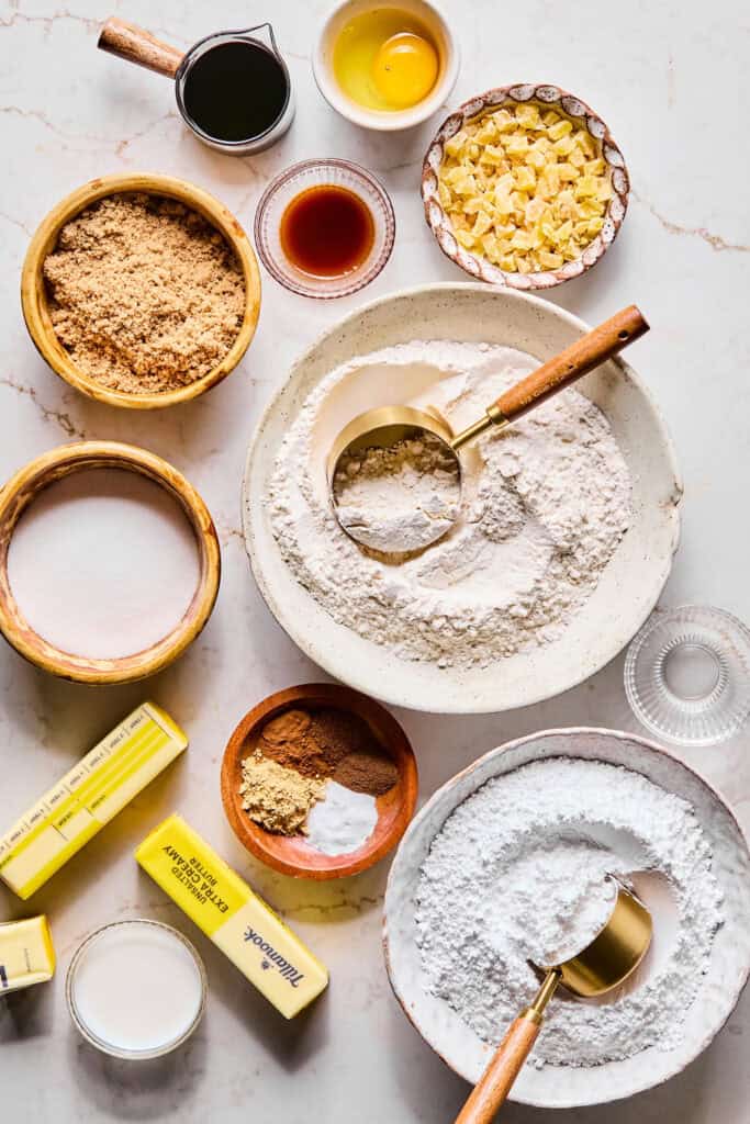 Ginger Cookie Sandwich ingredients