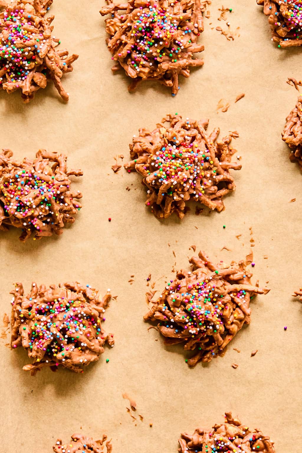 Haystack Cookies on tray