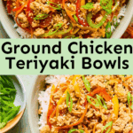 Ground Chicken Teriyaki Bowls
