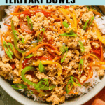 Ground Chicken Teriyaki Bowls