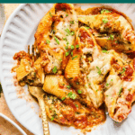 High Protein Pesto Stuffed Shells