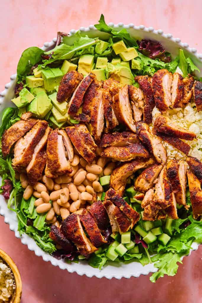 Chicken Salad with Creamy Pesto Dressing