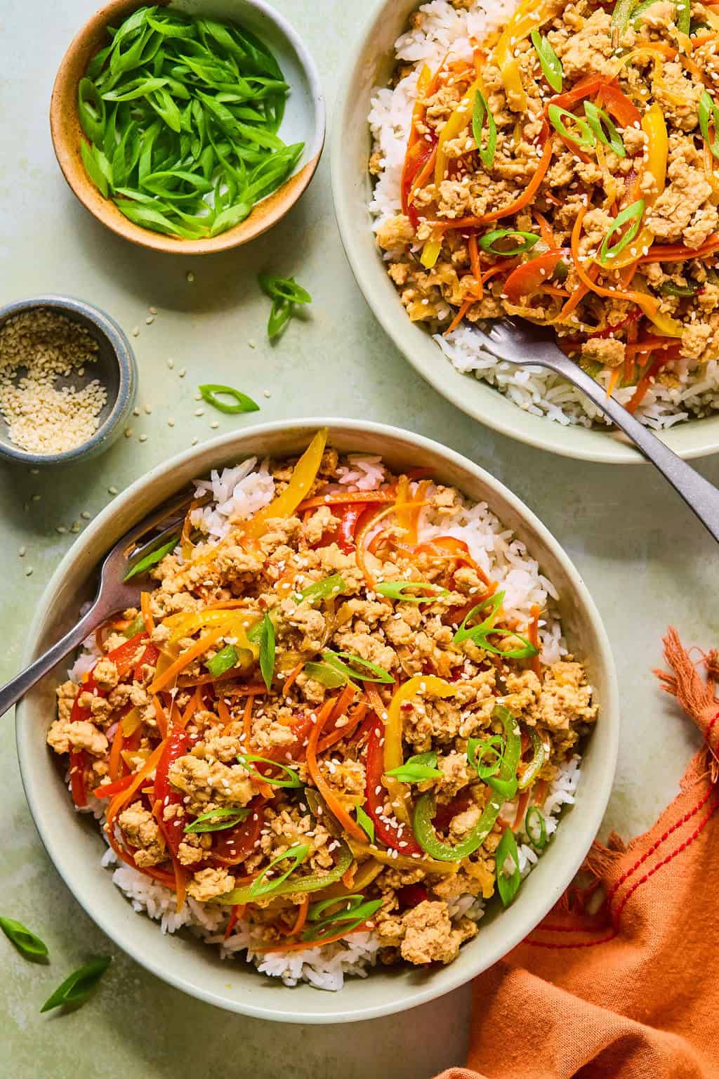 chicken teriyaki bowls