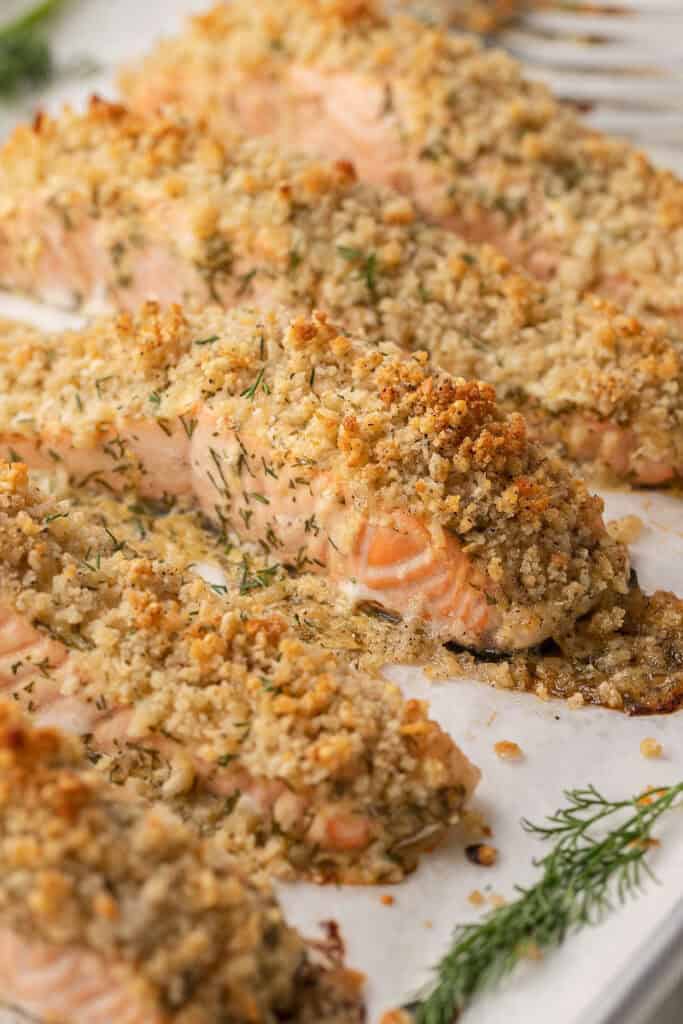 herb crusted salmon recipe