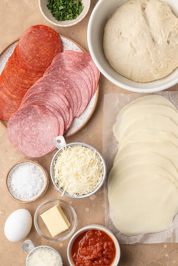 Italian Stromboli Recipe ingredients