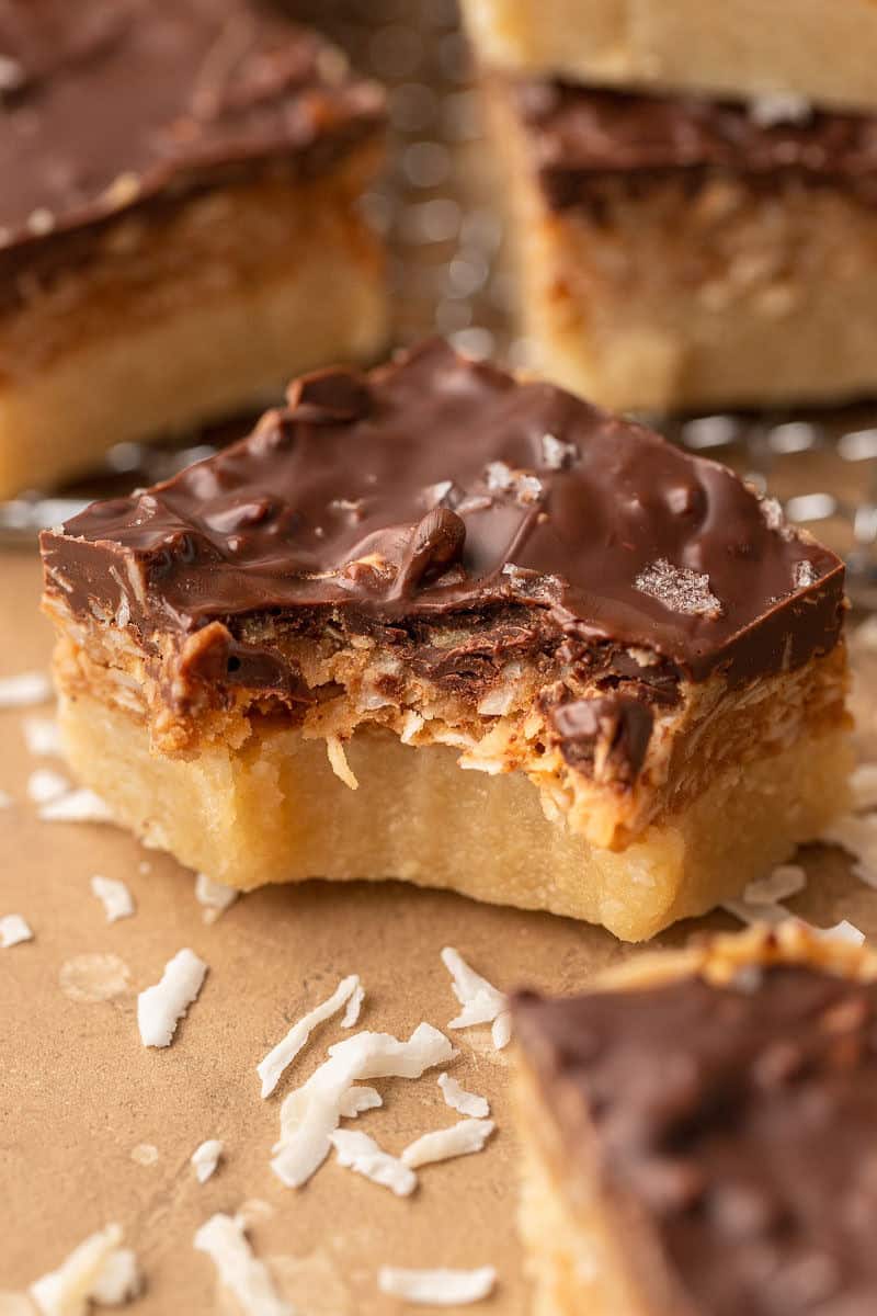Healthy Samoa Bars