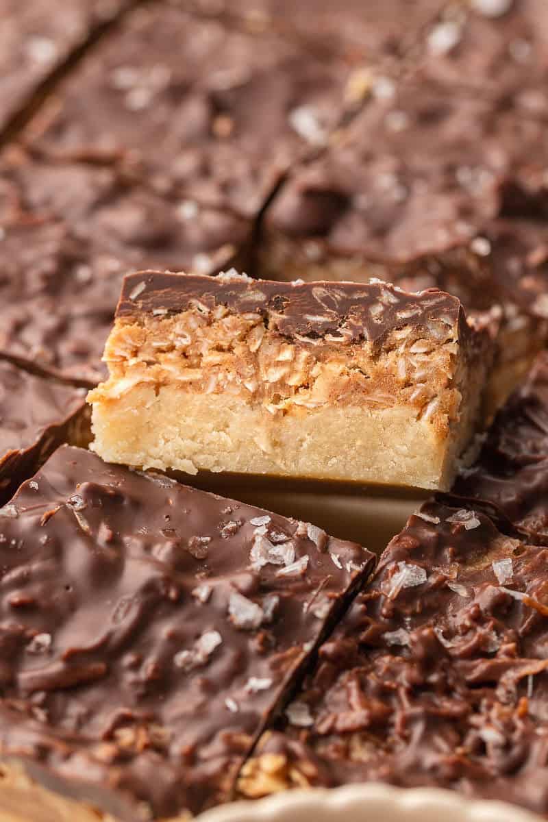 Healthy Samoa Bars