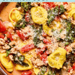 Creamy Tortellini Spinach Soup.