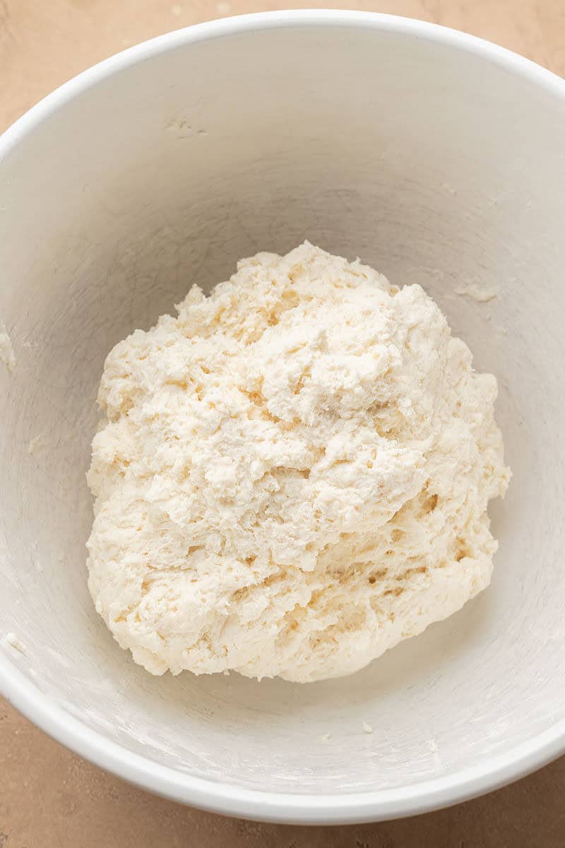 Dough in bowl