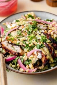 Corn Avocado Feta Dill Salad