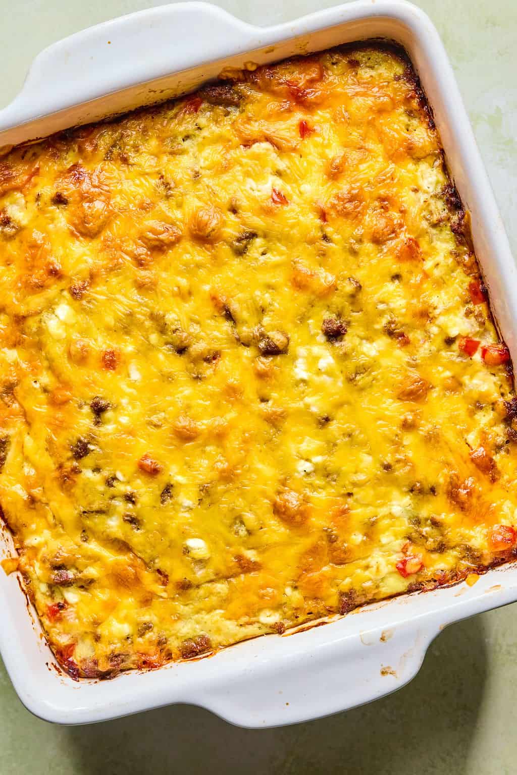 Tater Tot Egg Breakfast Casserole.
