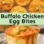 Buffalo Chicken Egg Bites.