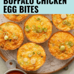 Buffalo Chicken Egg Bites.
