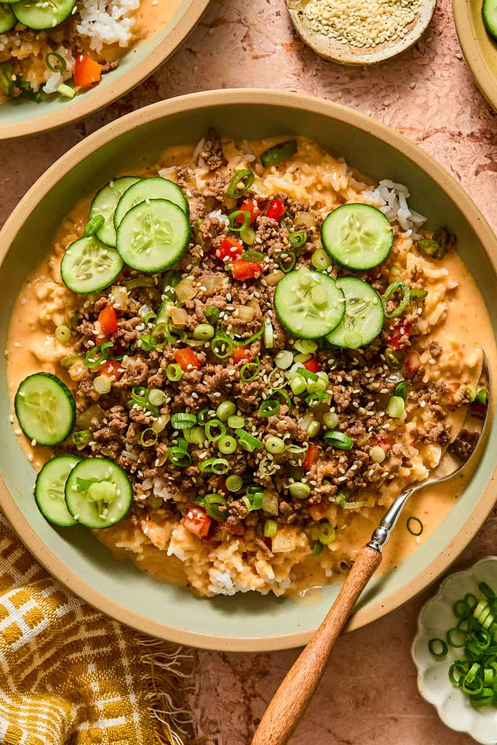 coconut curry beef bowls