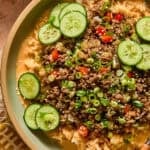 coconut curry beef bowls